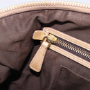 Miu Miu Hand Bag Leather 2way Beige Gold Auth 212441A-26
