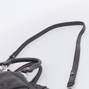 Miu Miu Hand Bag Leather 2way Gray Silver Auth 212444M-10