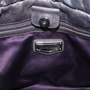 Miu Miu Hand Bag Leather 2way Gray Silver Auth 212444M-17