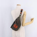 Coach x Michael B. Jordan × NARUTO Waist bag Leather Khaki Auth 212445M-29