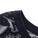 Chloe Sweater Knitted Fabrics cotton Black Auth 212447M-15