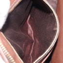 Miu Miu Matelasse Hand Bag Leather Brown Gold Auth 212449M-25