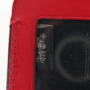 Coach x Michael B. Jordan × NARUTO Pass Case Leather Black Silver Auth 212450M-5