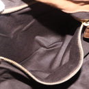 Miu Miu Hand Bag Leather Brown Gold Auth 212451-24