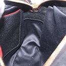 Miu Miu Shoulder Bag Leather Black Gold Auth 212453A-19