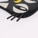 Jimmy Choo x Sailor Moon Luna Card Case Leather Black Auth 212454SM-12