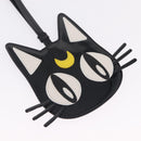 Jimmy Choo x Sailor Moon Luna Card Case Leather Black Auth 212454SM-4