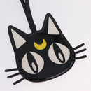 Jimmy Choo x Sailor Moon Luna Card Case Leather Black Auth 212455SM-4