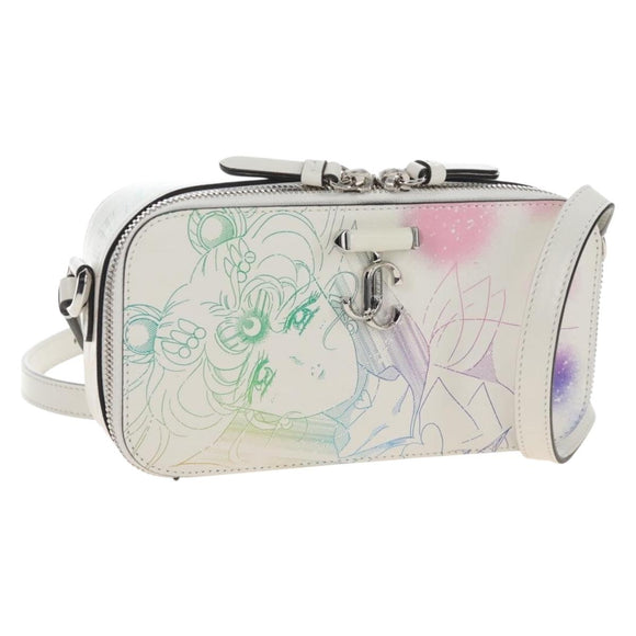Jimmy Choo x Sailor Moon Sailor Guardians Phone Case Leather White Auth 212461SM