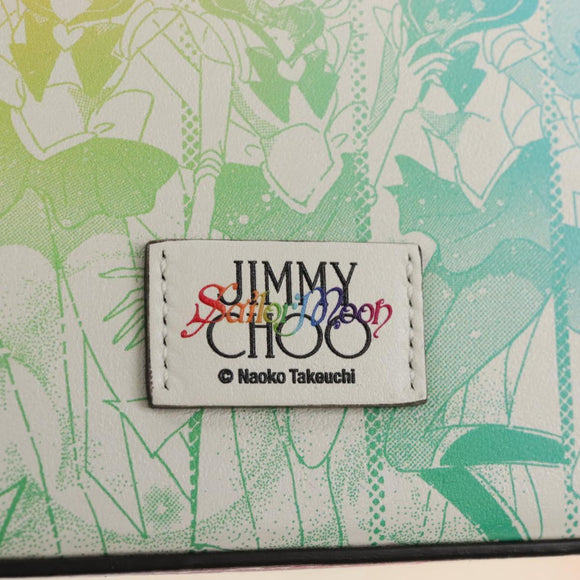 Jimmy Choo x Sailor Moon Sailor Guardians Phone Case Leather White Auth 212461SM