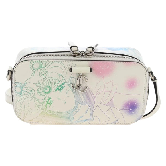 Jimmy Choo x Sailor Moon Sailor Guardians Phone Case Leather White Auth 212461SM