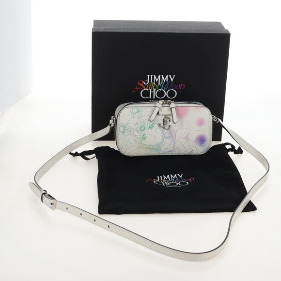 Jimmy Choo x Sailor Moon Sailor Guardians Phone Case Leather White Auth 212461SM