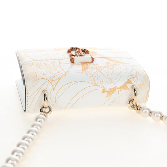 Jimmy Choo x Sailor Moon Sailor Venus Varenne Quad XS Bag Leather Auth 212463SM