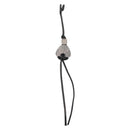 LOEWE Baby Penguin Bag Charm Felt Gray Silver Auth 212470M-3