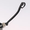 LOEWE Baby Penguin Bag Charm Felt Gray Silver Auth 212470M-6
