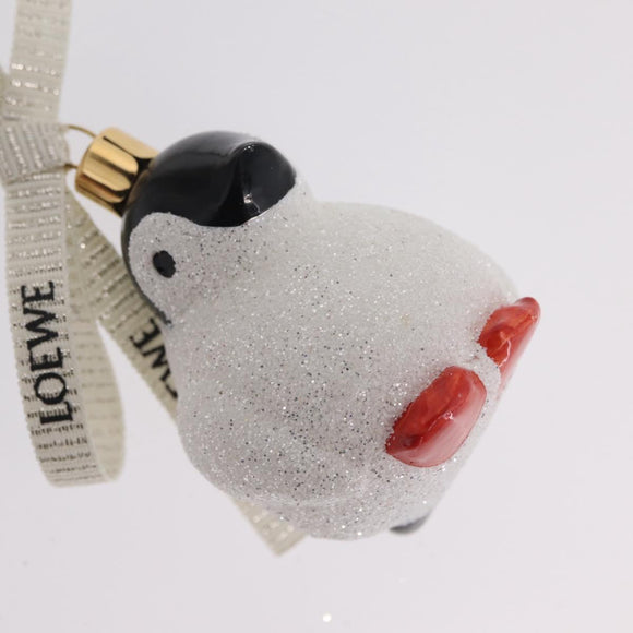 LOEWE Ornament Glass White Gold Auth 212471M
