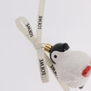 LOEWE Ornament Glass White Gold Auth 212471M-5