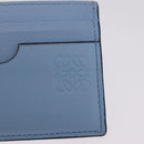 LOEWE x Studio Ghibli Little Totoro Card Case Leather Light Blue Auth 212472SAM-13