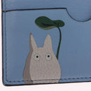 LOEWE x Studio Ghibli Little Totoro Card Case Leather Light Blue Auth 212472SAM-14
