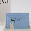 LOEWE x Studio Ghibli Little Totoro Card Case Leather Light Blue Auth 212472SAM-22