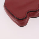 Coach x PAC MAN Coin Purse Leather Red Gold Auth 212473A-11