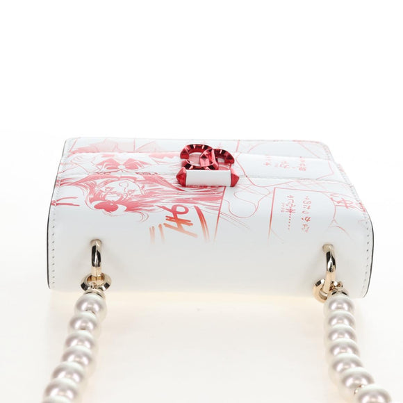 Jimmy Choo x Sailor Moon Sailor Mars Varenne Quad XS Bag Leather Auth 212482SM