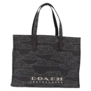 Coach x Michael B. Jordan x Naruto Shippuden Tote Bag Canvas Gray Auth 212484M-3