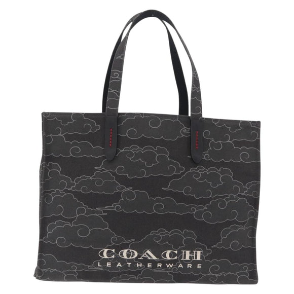 Coach x Michael B. Jordan x Naruto Shippuden Tote Bag Canvas Gray Auth 212484M