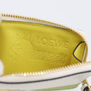 LOEWE x Studio Ghibli Mr. Otori Coin Purse Leather Beige Gold Auth 212486SAM-16