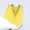LOEWE x Studio Ghibli Mr. Otori Coin Purse Leather Beige Gold Auth 212486SAM-20