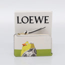 LOEWE x Studio Ghibli Mr. Otori Coin Purse Leather Beige Gold Auth 212486SAM-22