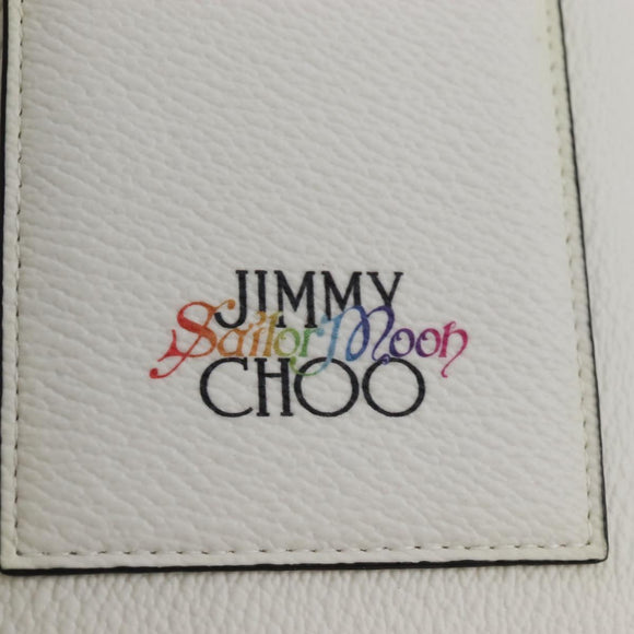 Jimmy Choo x Sailor Moon Sailor Guardians Phone Case Leather White Auth 212487SM