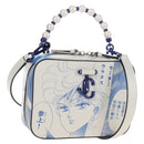 Jimmy Choo x Sailor Moon Sailor Uranus Vanity Avenue Bag Leather Auth 212490SM-1