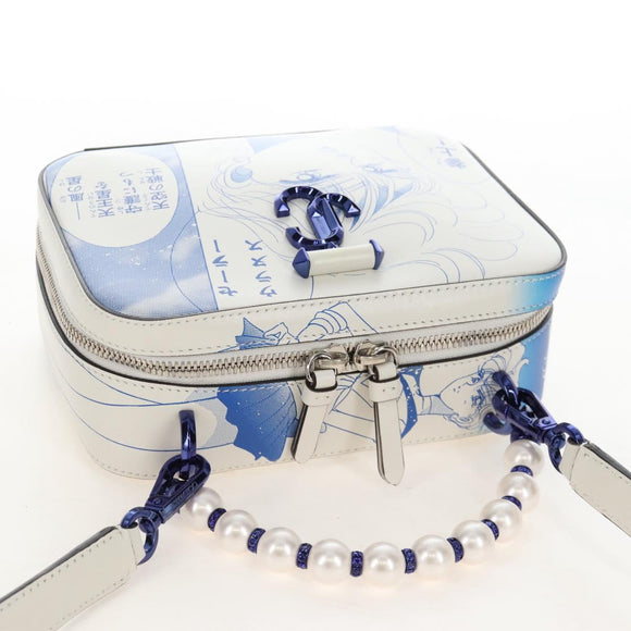 Jimmy Choo x Sailor Moon Sailor Uranus Vanity Avenue Bag Leather Auth 212490SM