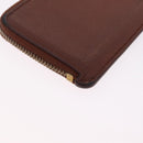 LOEWE x Studio Ghibli Calcifer Coin Purse Leather Brown Gold Auth 212494A-12