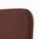 LOEWE x Studio Ghibli Calcifer Coin Purse Leather Brown Gold Auth 212494A-14