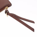 LOEWE x Studio Ghibli Calcifer Coin Purse Leather Brown Gold Auth 212494A-15