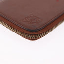 LOEWE x Studio Ghibli Calcifer Coin Purse Leather Brown Gold Auth 212494A-8