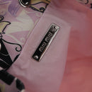 Miu Miu Pouch Canvas Pink Silver Auth 212496A-16
