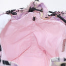 Miu Miu Pouch Canvas Pink Silver Auth 212496A-19