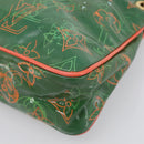 LOUIS VUITTON Bonbon Richard Prince Pochette Bag Green M95748 LV Auth 212498-10