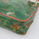 LOUIS VUITTON Bonbon Richard Prince Pochette Bag Green M95748 LV Auth 212498-12