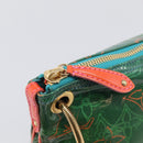 LOUIS VUITTON Bonbon Richard Prince Pochette Bag Green M95748 LV Auth 212498-15