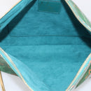 LOUIS VUITTON Bonbon Richard Prince Pochette Bag Green M95748 LV Auth 212498-18