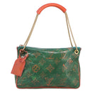 LOUIS VUITTON Bonbon Richard Prince Pochette Bag Green M95748 LV Auth 212498-2