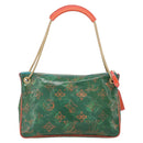 LOUIS VUITTON Bonbon Richard Prince Pochette Bag Green M95748 LV Auth 212498-3