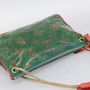 LOUIS VUITTON Bonbon Richard Prince Pochette Bag Green M95748 LV Auth 212498-6