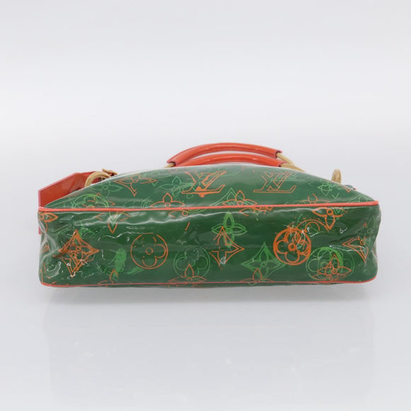 LOUIS VUITTON Bonbon Richard Prince Pochette Bag Green M95748 LV Auth 212498