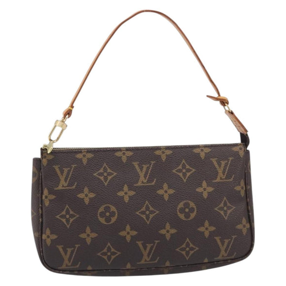 LOUIS VUITTON Monogram Pochette Accessoires Pouch M51980 LV Auth 212500