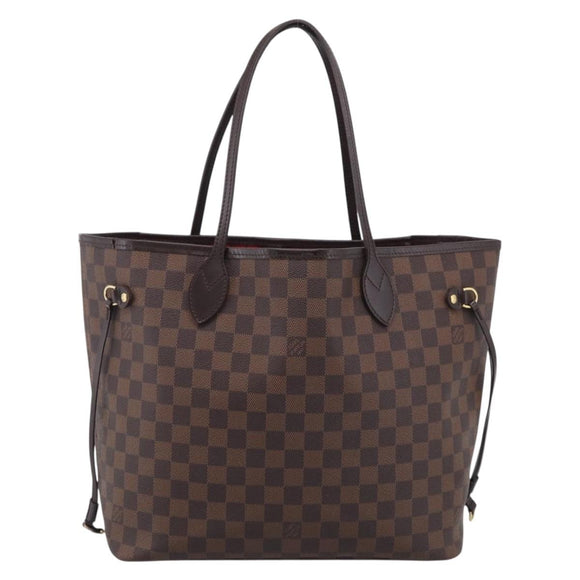 LOUIS VUITTON Damier Ebene Neverfull MM Tote Bag N51105 LV Auth 212501V